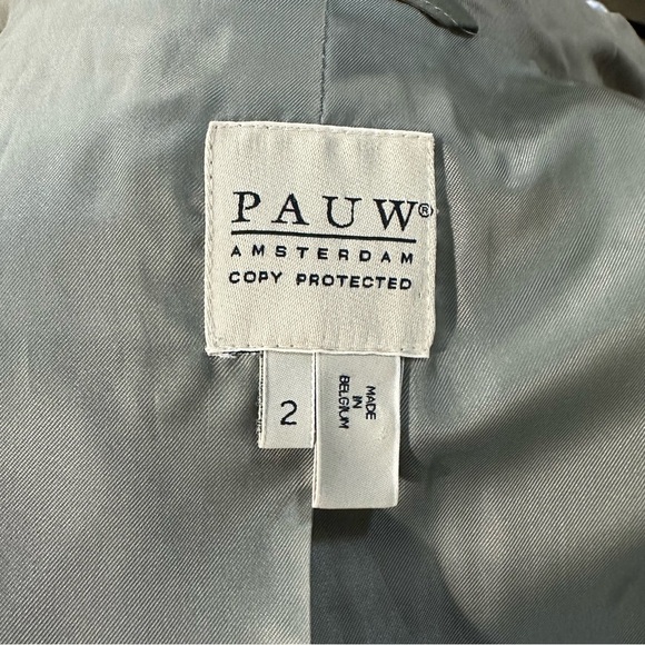 Pauw Amsterdam Military Inspired Blazer 2 = Medium Gray Quiet Luxury Minimalist - Picture 2 of 10